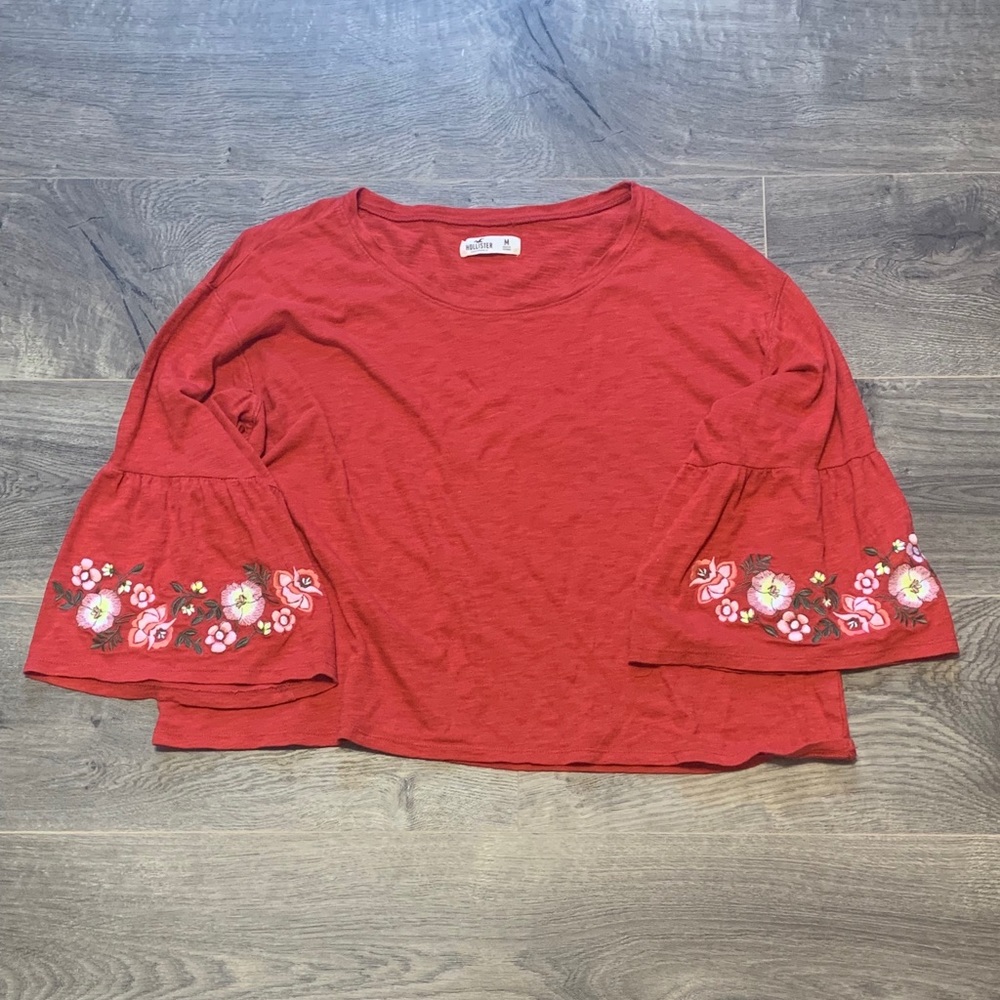 Red Hollister Blouse